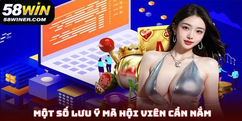 Một số lưu ý mà hội viên cần nắm